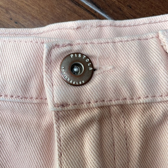 Pistola Jean light pink distressed shorts size 26 - Picture 3 of 6